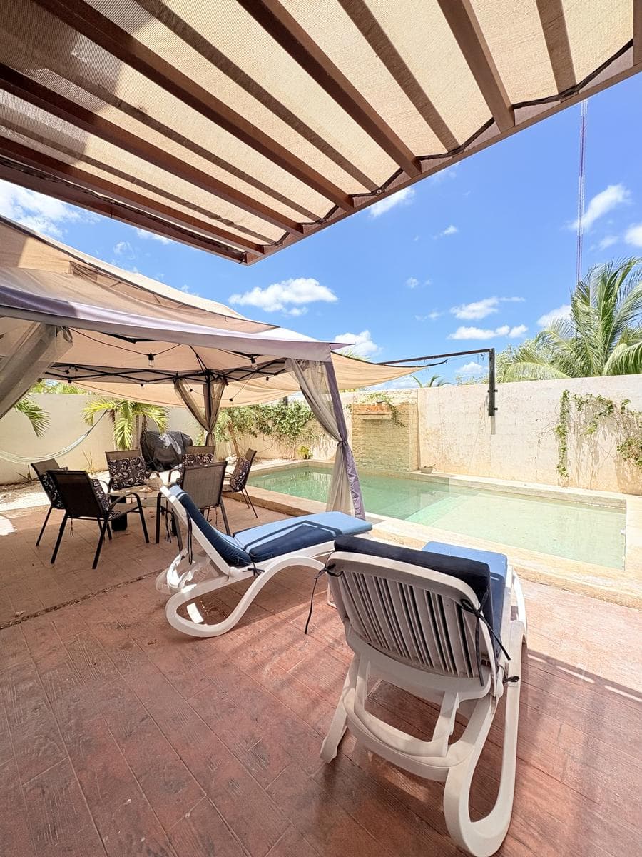 Casa Amueblada y Equipada en Chelem a 400m del Mar | Negocio Airbnb Activo